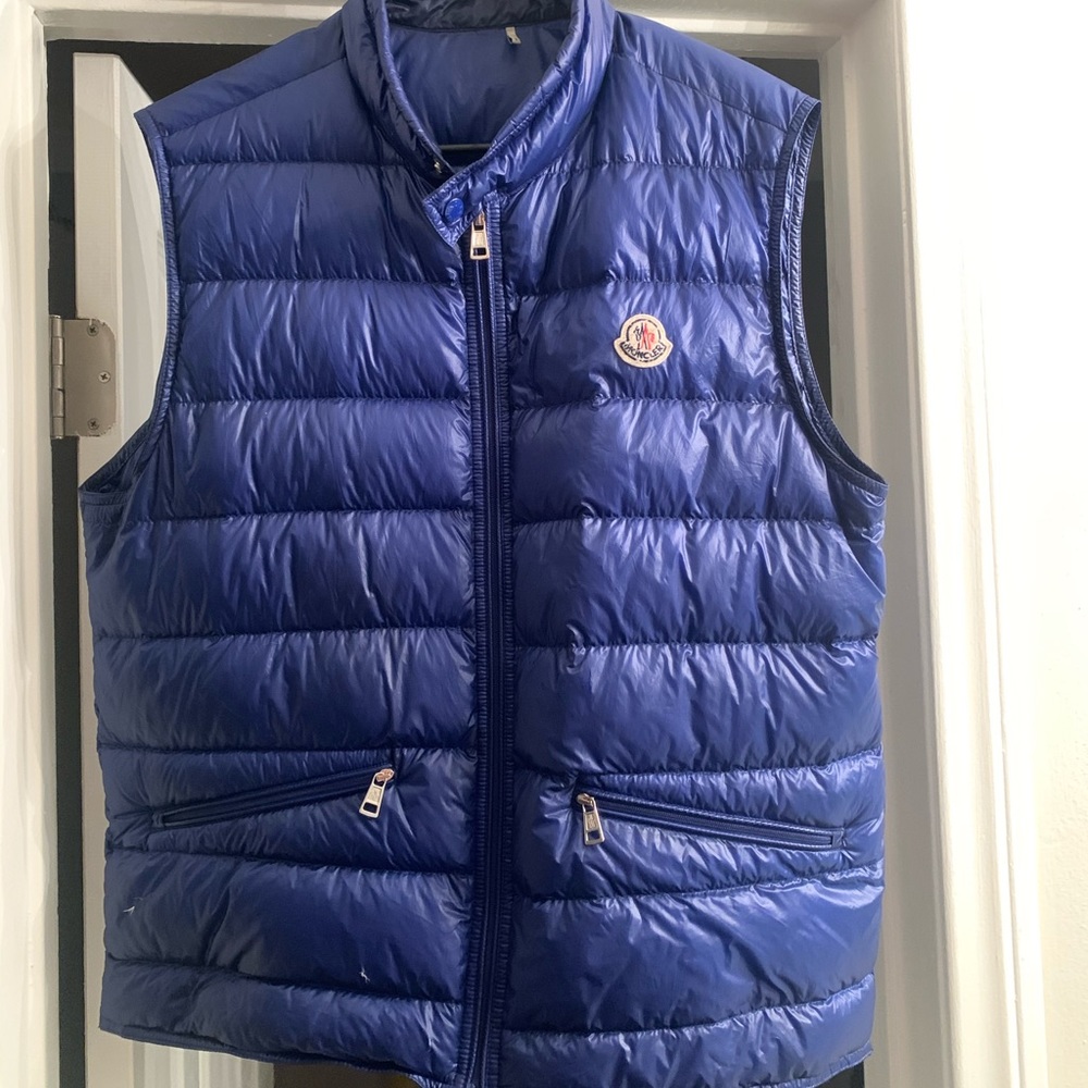 Moncler GUI Men’s Vest, bright blue